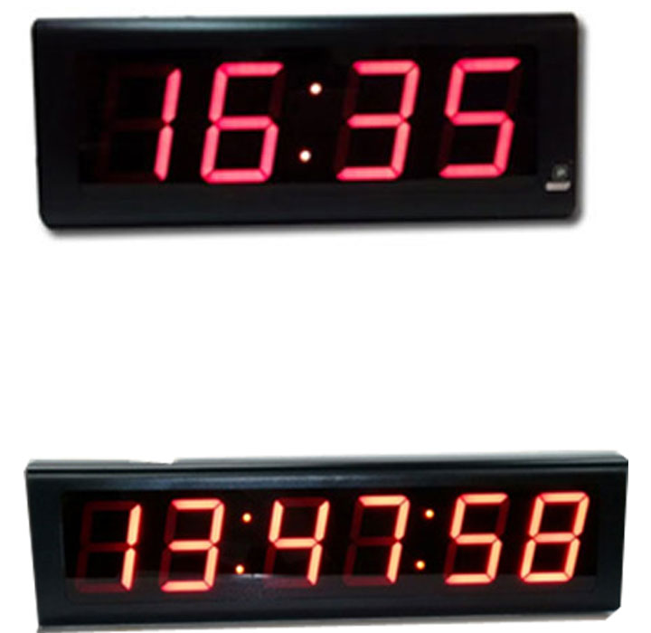 Master Slave Clock Digital Clock Stainless Steel Clock Master Slave